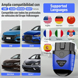Escáner de diagnóstico completo del sistema de coche AUTOPHIX 3610 con Bluetooth para VW, AUDI, SKODA y SEAT.