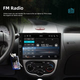 10.4 Inch MP5 Single Butt Vertical Screen Manual Rotation Android Navigation With Wireless Carplay Backup Camera