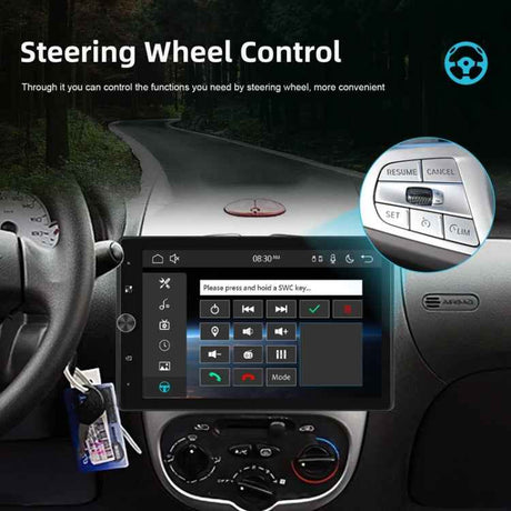 10.4 Inch MP5 Single Butt Vertical Screen Manual Rotation Android Navigation With Wireless Carplay Backup Camera