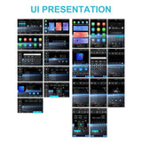 10.4 Inch MP5 Single Butt Vertical Screen Manual Rotation Android Navigation With Wireless Carplay Backup Camera