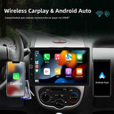 10.4 Inch MP5 Single Butt Vertical Screen Manual Rotation Android Navigation With Wireless Carplay Backup Camera