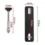 Traction Board Mounting Pins Kit Universal For 4.72"-6.69" Hole Spacing Recovery Tracks