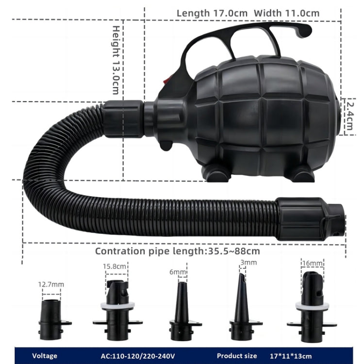 Electric Air Pump Household Inflatable Pump 600W High Power Electric Inflator - LYDARZ