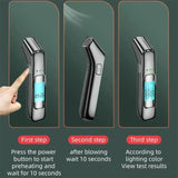 High-Precision Portable Alcohol Tester Rechargeable Breathalyzer With LCD Display, C07