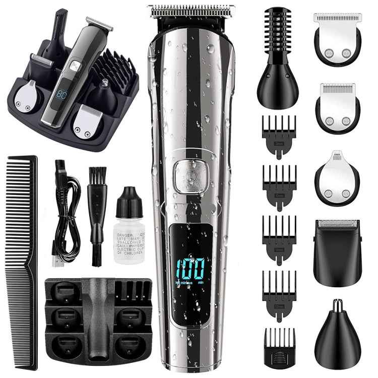 6 in 1 Men Waterproof Electric Hair Trimmer Kit Nose Trimmer, Mustache Trimmer Body Shaver, 8688, 8788, 8988