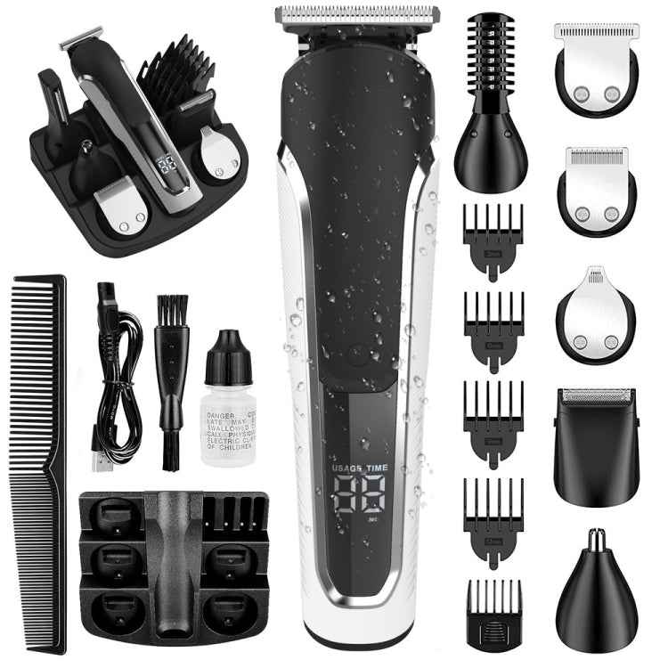 6 in 1 Men Waterproof Electric Hair Trimmer Kit Nose Trimmer, Mustache Trimmer Body Shaver, 8688, 8788, 8988