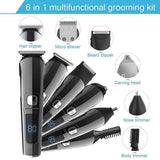 6 in 1 Men Waterproof Electric Hair Trimmer Kit Nose Trimmer, Mustache Trimmer Body Shaver, 8688, 8788, 8988