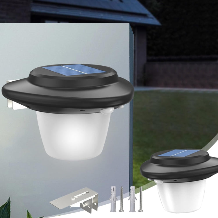 Outdoor Solar Wall Light Patio Sensor Lamp, SMD Wick White Light, Tungsten Wick Warm Light