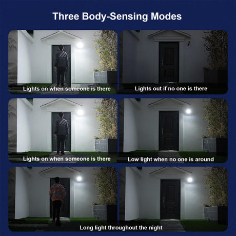 Outdoor Solar Wall Light Patio Sensor Lamp, SMD Wick White Light, Tungsten Wick Warm Light - LYDARZ