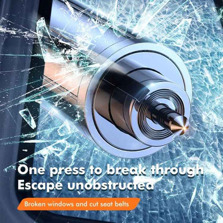 Car Safety Hammer Mini Auto Emergency Escape Glass Window Breaker Portable Seat Belt Cutter