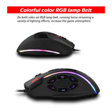 ZELOTES C13 RGB Gaming Mouse - 13 Keys, Macro, Custom Wired