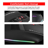 ZELOTES C13 RGB Gaming Mouse - 13 Keys, Macro, Custom Wired - LYDARZ