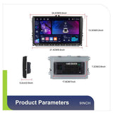 For Volkswagen 4+64G Multimedia Player Android 13 System, 7-inch, 9-inch