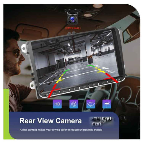 For Volkswagen 4+64G Multimedia Player Android 13 System, 7-inch, 9-inch