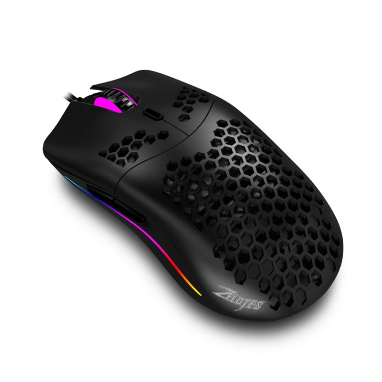 ZELOTES C7 RGB Wired Mouse - 7 Buttons, Hollow Design