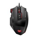 ZELOTES C19 Ergonomic 12-Key Wired Mouse for Programming - LYDARZ