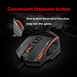 ZELOTES C19 Ergonomic 12-Key Wired Mouse for Programming - LYDARZ