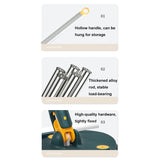 C-43 1.3m Scraper Bar Self-Twisting Water Telescopic Triangle Mop Household Cleaning Tools