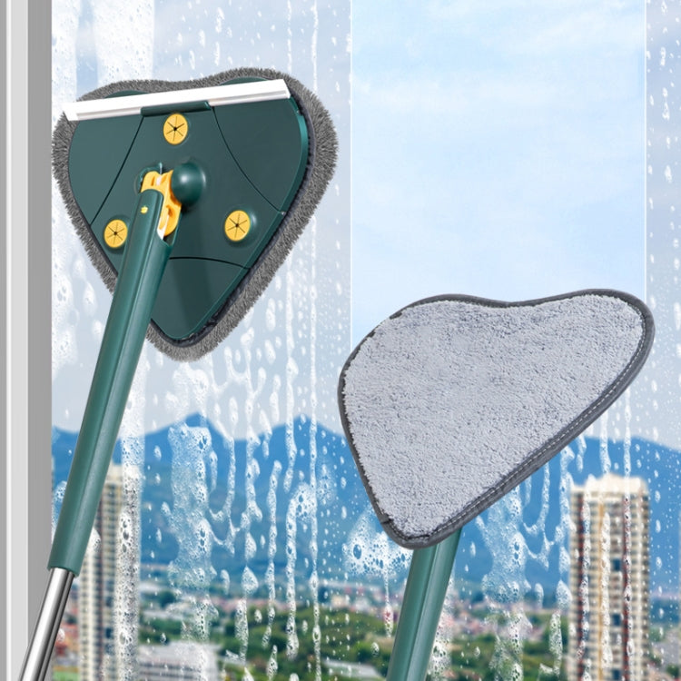Raspador de trapeador triangular telescópico C-43 de 1,3 m con barra autogiratorio para limpieza doméstica