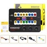 GODIAG GT100+ OBDII Breakout Box Diagnóstico Puerto Probador ECU Conector de Banco, Enchufe del Reino Unido, Enchufe del Reino Unido