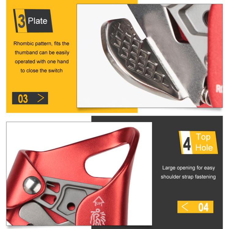 Ascensor de escalada para exteriores XINDA TP-XS04 - Ascensor de cuerda de seguridad para exploración de cuevas y equipo de protección