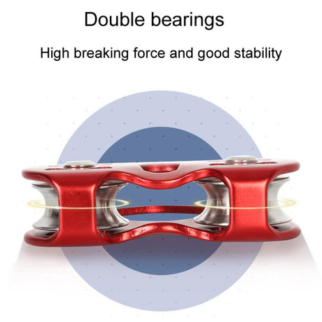 XINDA TP-Q9720 Outdoor Development Jungle Crossing Heart Shape Double Axle Ropeway Pulley - LYDARZ