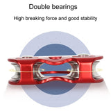XINDA TP-Q9720 Heart Shape Ropeway Pulley for Outdoor Jungle Development - Double Axle Design