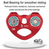 XINDA TP-Q9720 Heart Shape Ropeway Pulley for Outdoor Jungle Development - Double Axle Design
