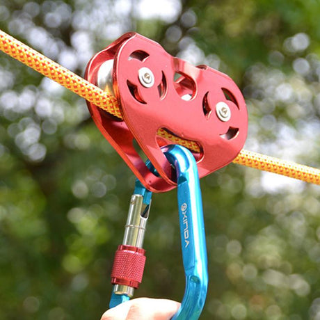 XINDA XD-Q9676 Outdoor Crossing Slip Rope Transportation Double Axle Double Pulley - LYDARZ