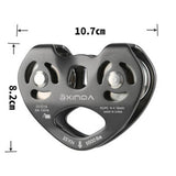 XINDA XD-Q9676 Outdoor Slip Rope Pulley for Double Axle Transportation