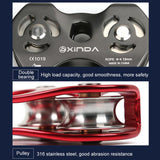 XINDA XD-Q9676 Outdoor Slip Rope Pulley for Double Axle Transportation