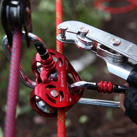 XINDA XD-Q9676 Outdoor Crossing Slip Rope Transportation Double Axle Double Pulley - LYDARZ