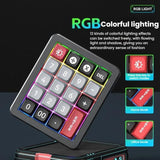 Teclado mecánico para juegos MKESPN K812 GASKET de aleación de aluminio RGB con intercambio en caliente - Diseño mini con cable personalizado