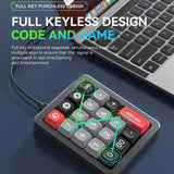 Teclado mecánico para juegos MKESPN K812 GASKET de aleación de aluminio RGB con intercambio en caliente - Diseño mini con cable personalizado