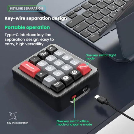 MKESPN K812 GASKET Aluminum Alloy RGB Hot-Swap Customized Wired Mini Mechanical Gaming Keyboard - LYDARZ