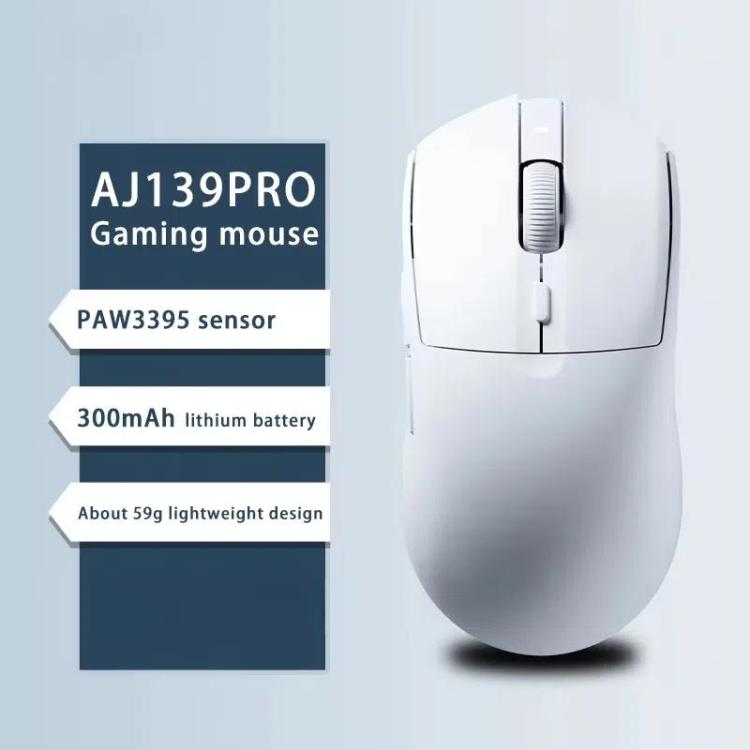 Ajazz AJ139 Pro: Lightweight Wireless/Wired Gaming Mouse with PAW3395