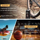 ATJ-004 Smart Wireless Car Tire Pump - Portable Digital Display Multi-Function Inflator