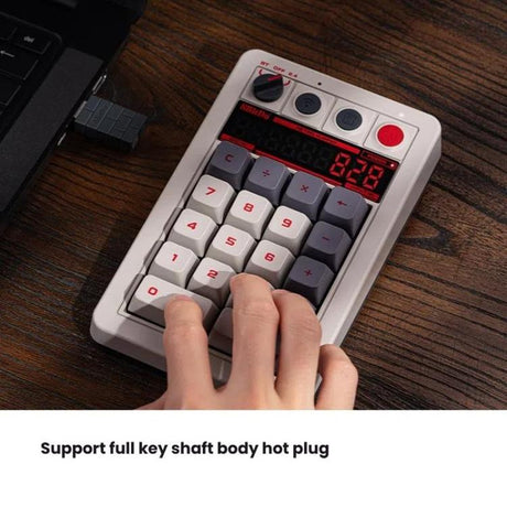 8BitDo Retro18 Tri-mode Connection Computer Mechanical Numeric Keyboard - LYDARZ