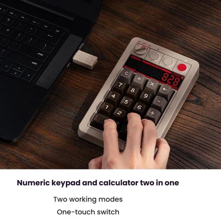 8BitDo Retro18 Tri-Mode-Verbindung Computer Mechanische Zifferntastatur Zähler 2 in 1