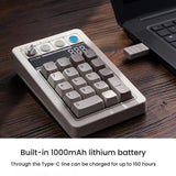 8BitDo Retro18 Tri-Mode-Verbindung Computer Mechanische Zifferntastatur Zähler 2 in 1