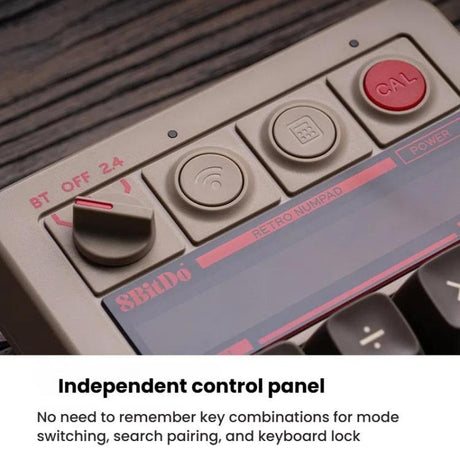 8BitDo Retro18 Tri-mode Connection Computer Mechanical Numeric Keyboard - LYDARZ