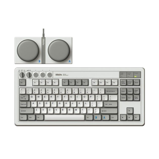 8BitDo Retro87 M Mechanical Keyboard Vintage Wireless Bluetooth / 2.4G / Wired Triple Mode Connection Keyboard - LYDARZ