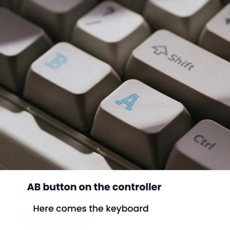 8BitDo Retro87 M Mechanical Keyboard Vintage Wireless Bluetooth / 2.4G / Wired Triple Mode Connection Keyboard - LYDARZ