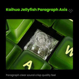 8BitDo Retro87 Mechanical Keyboard Retro RGB Lighting Green Transparent Keyboard With Large Keys - LYDARZ