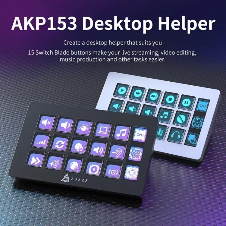 Ajaz AKP153 Mini Keyboard: Multifunctional Desktop Assistant