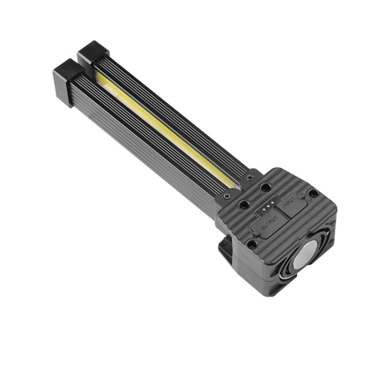 Double-Sided COB Work Light with 90-Degree Folding Design, Magnet, and Hook for Maintenance