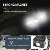 Double-Sided COB Work Light with 90-Degree Folding Design, Magnet, and Hook for Maintenance