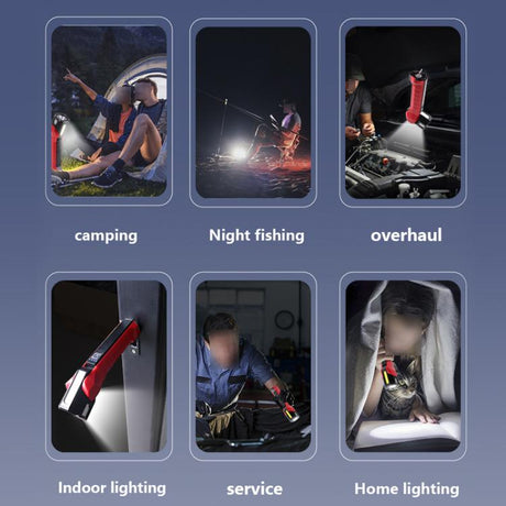 Magnet-Hook COB Rotating Strong Light Emergency Work Light - LYDARZ