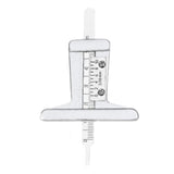 0-50mm Stainless Steel Tire Tread Depth Gauge with Screw for Accurate Measurements