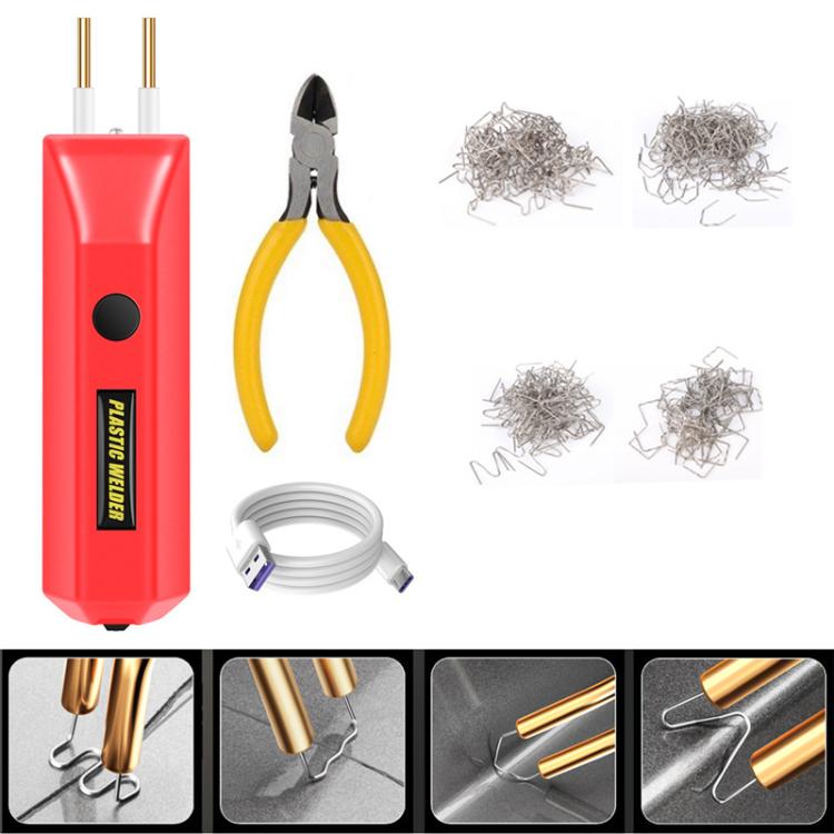 Lithium Plastic Welding Machine Rechargeable Cordless Car Bumper Plastic Repair Welder Parts Repair Tool